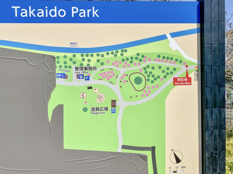 高井戸公園のマップ（アップ）