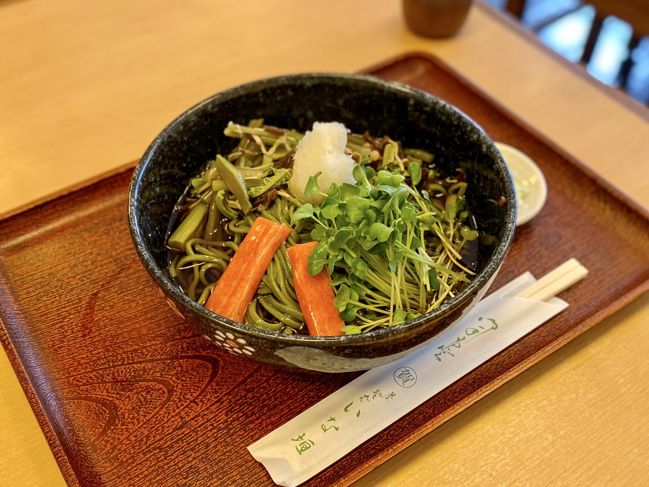 夏にピッタリ 浜田山の茶そば いな垣でスルスル食べられる冷し山菜を堪能 高井戸ランチブログ