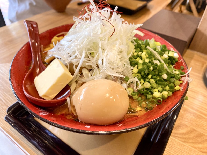 浜田山の麺や与一の辛香スペシャル麺のトッピング2