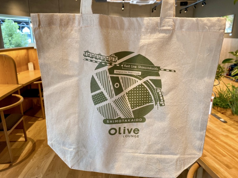 SHARE LOUNGE Olive LOUNGE下高井戸のエコバッグ