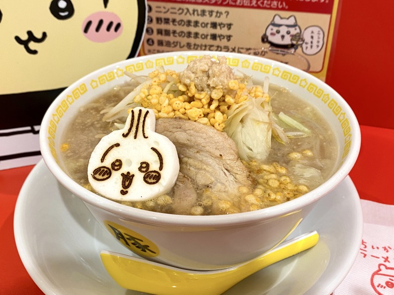 ちいかわラーメン豚のラーメン豚大（アップ）