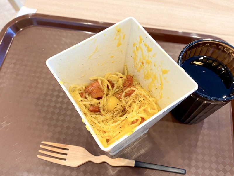 ハローパスタ杉並宮前店のカルボナーラ