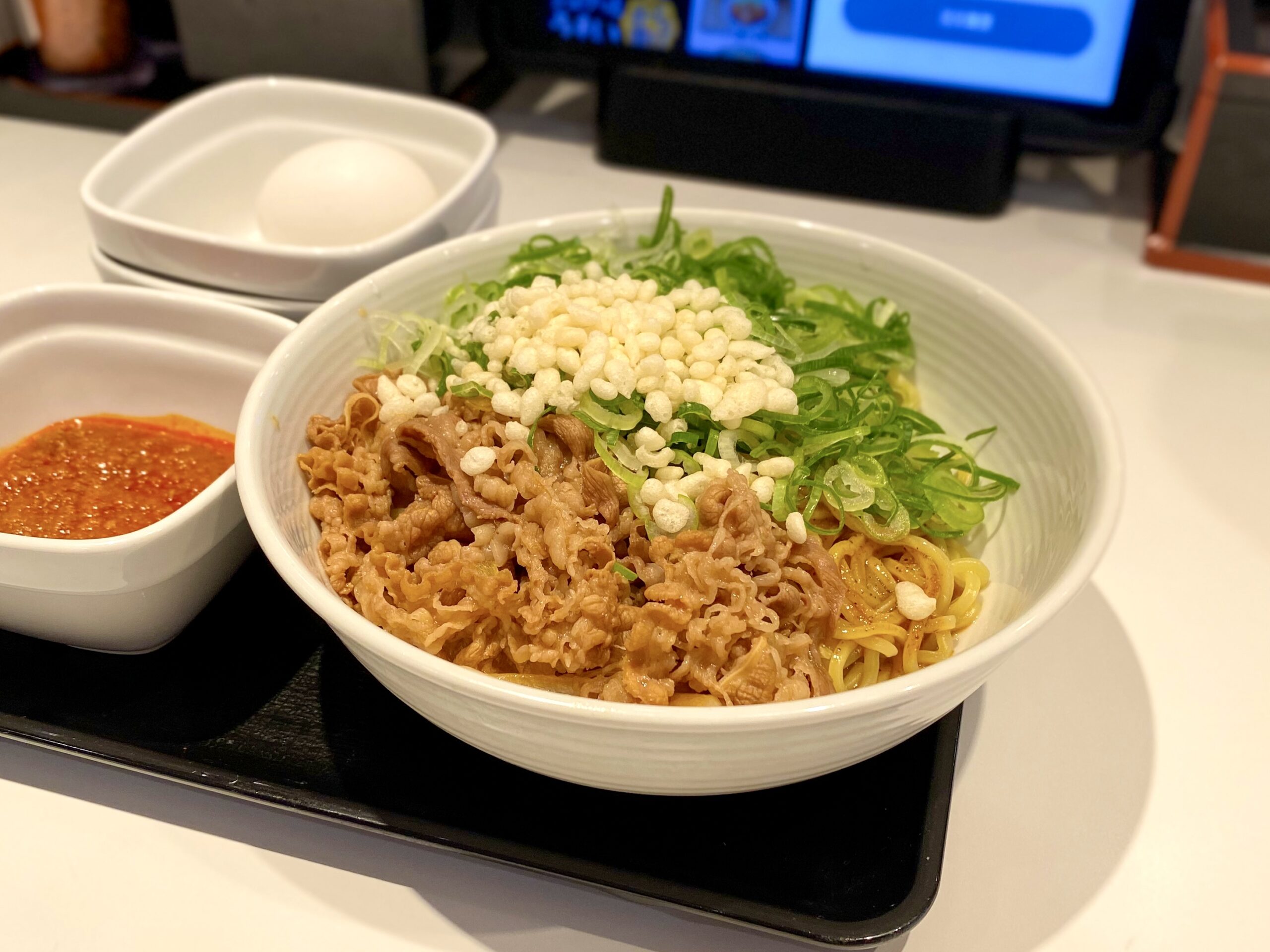 吉野家の牛玉スタミナまぜそば