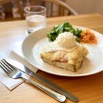 くらもとカフェのチーズたっぷり半熟卵のクロックマダム