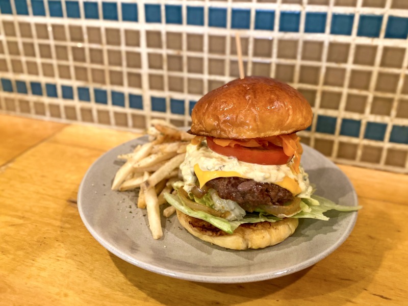 しましまのしましまバーガー