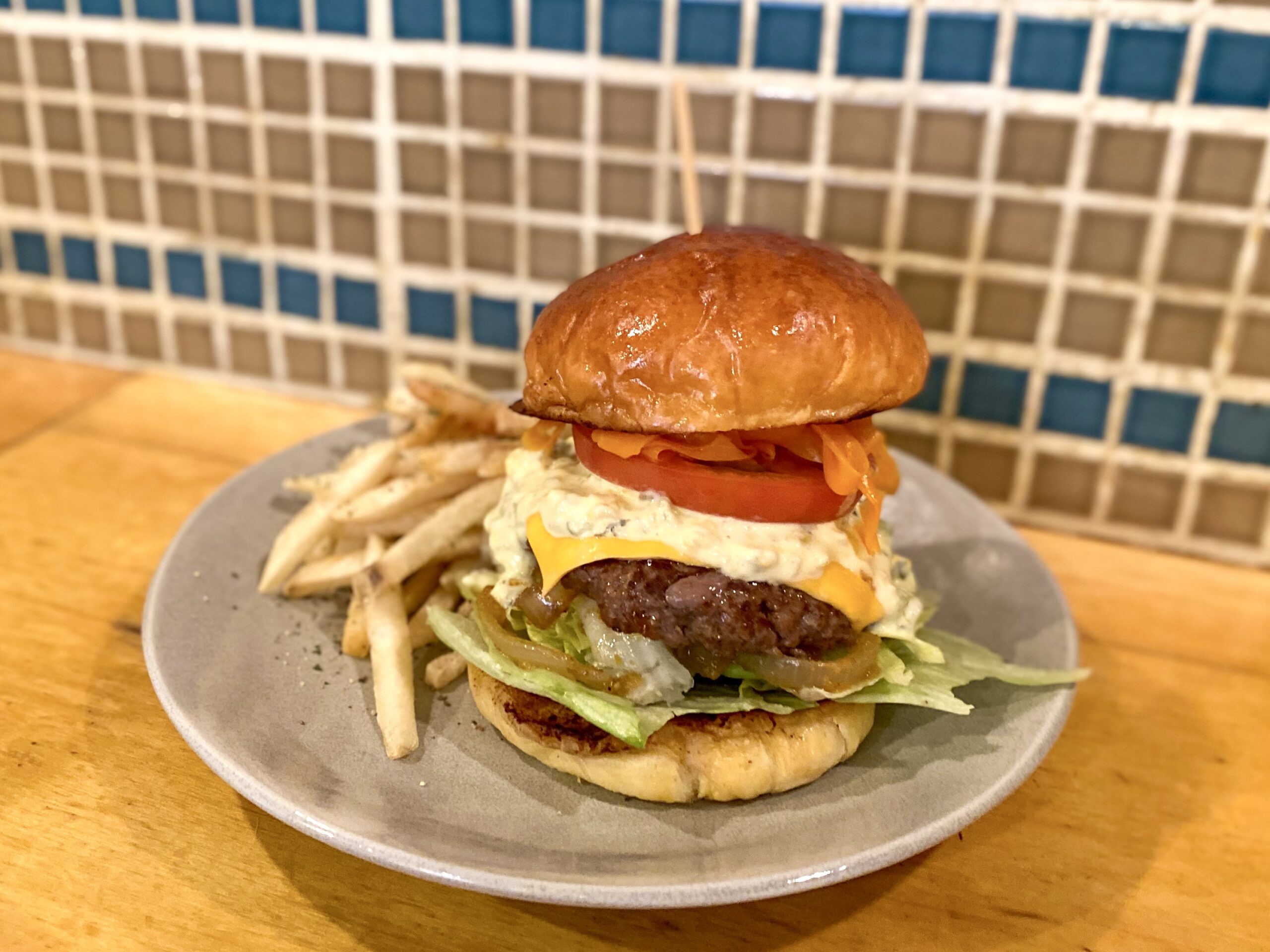 しましまのしましまバーガー