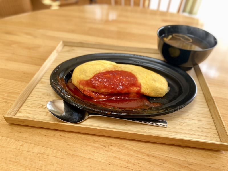 極味オムライス Cest bon(セボン)のケチャップソース クラシックオムライス