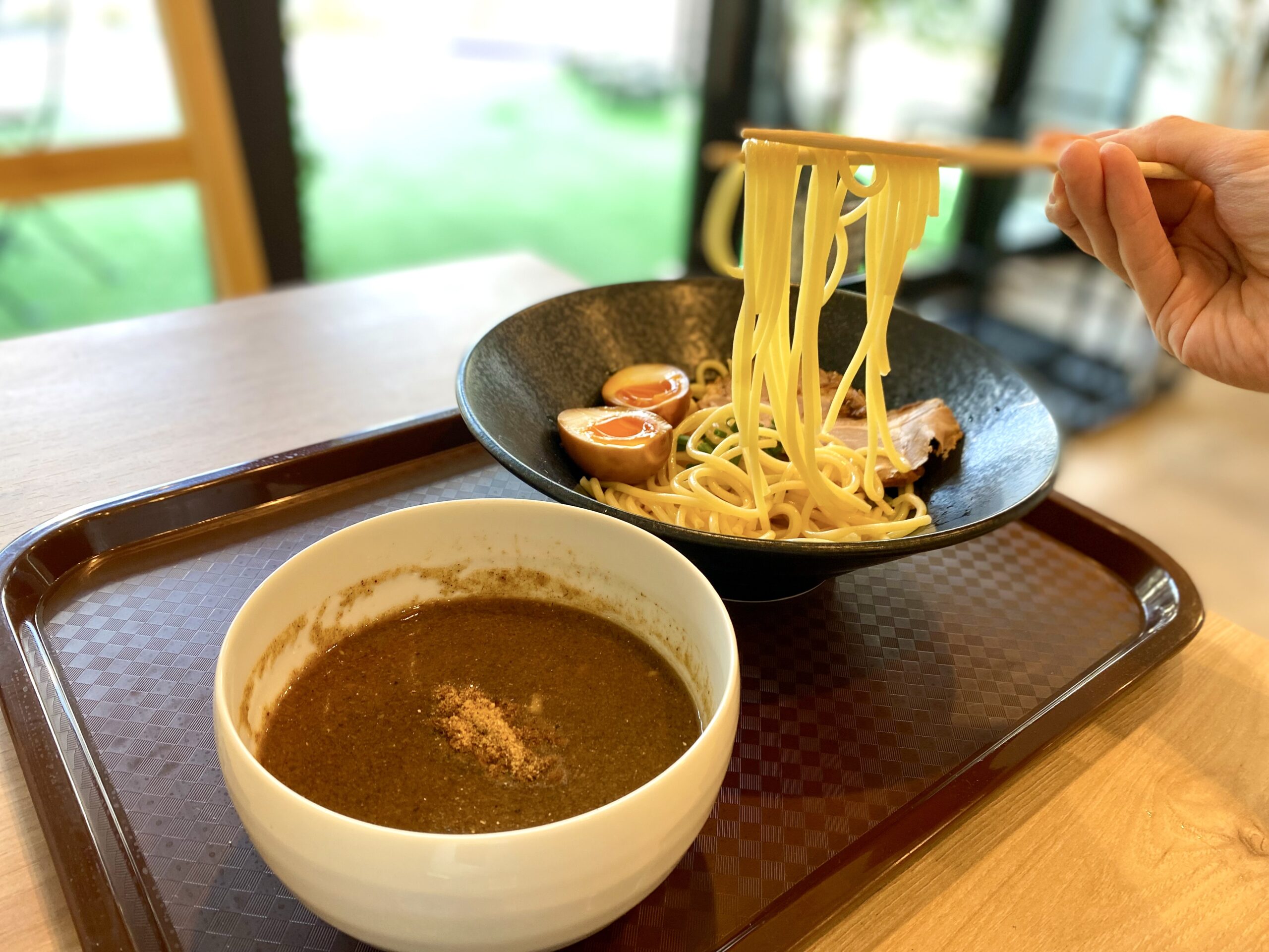ハローパスタ杉並宮前店の濃厚魚介つけ麺パスタ