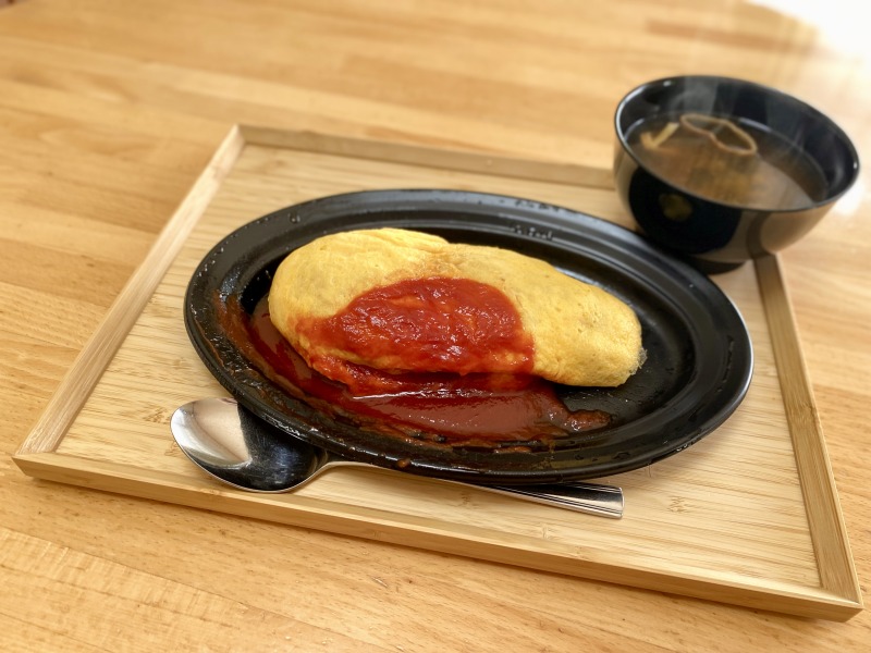 極味オムライス Cest bon(セボン)のケチャップソース クラシックオムライス