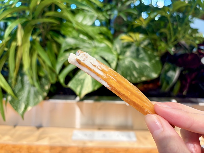 シェアラウンジキラリナ京王吉祥寺のソフトクリーム＋芋けんぴ