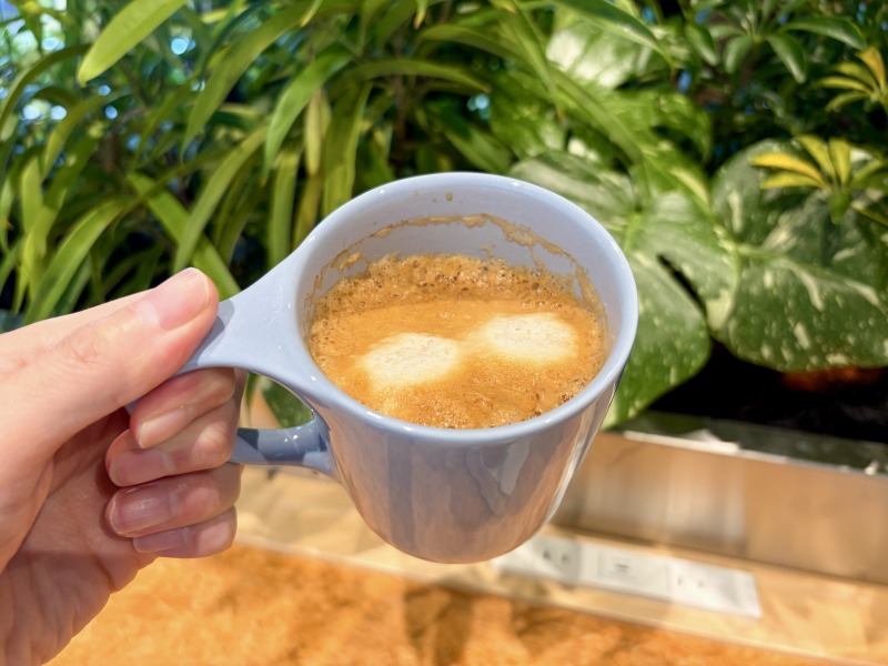 シェアラウンジキラリナ京王吉祥寺のダブルエスプレッソラテ