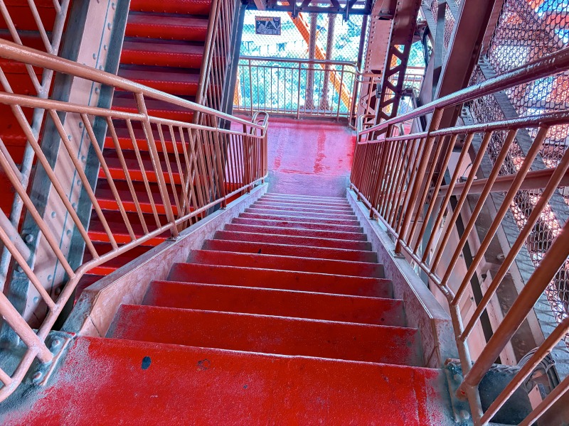 東京タワーの外階段