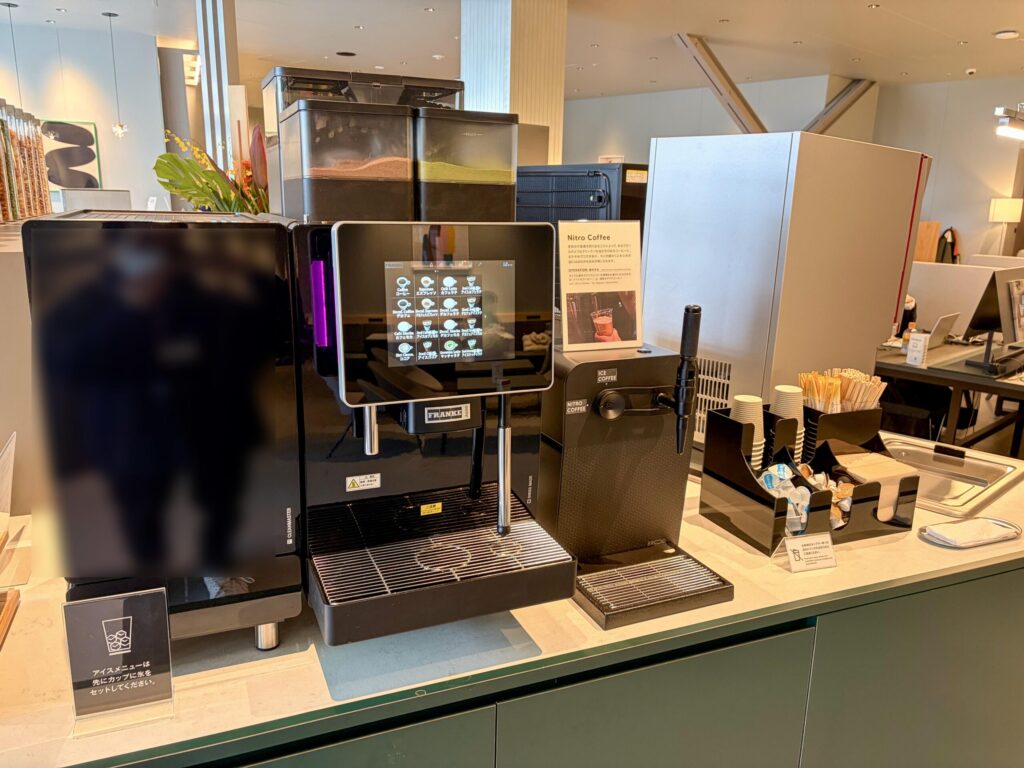 シェアラウンジフォレストスクエア仙川のコーヒーマシン2種