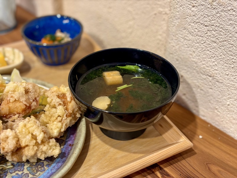 久我山のしらすびよりのお味噌汁