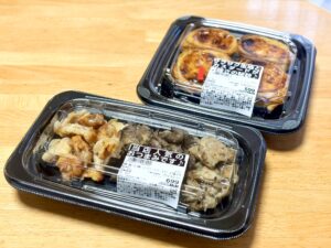 スーパーバリュー杉並高井戸店で購入した焼鳥三昧とパステル・ナタ