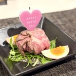 肉割烹 心のローストビーフケーキ