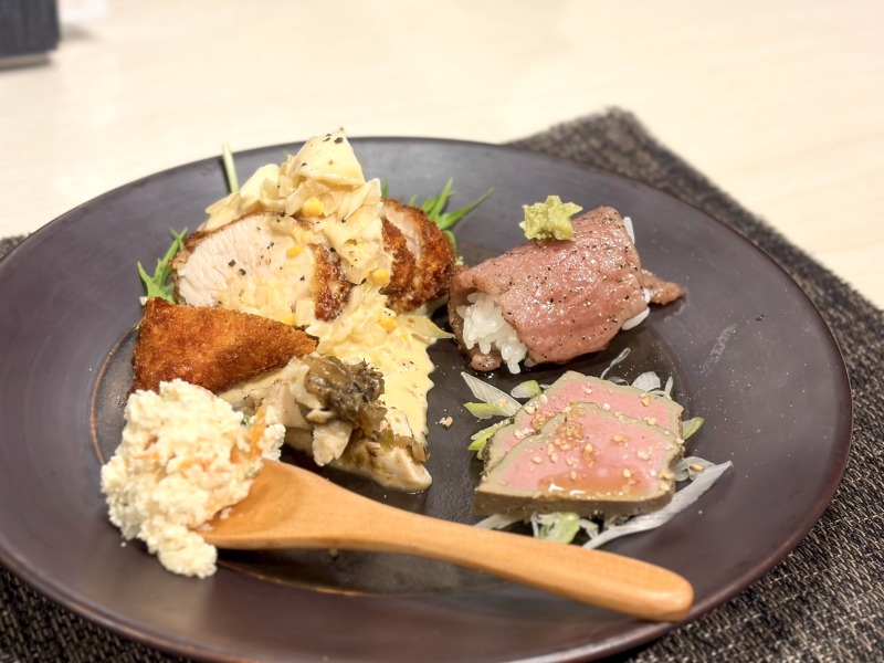 肉割烹 心の本日の前菜5種(アップ)