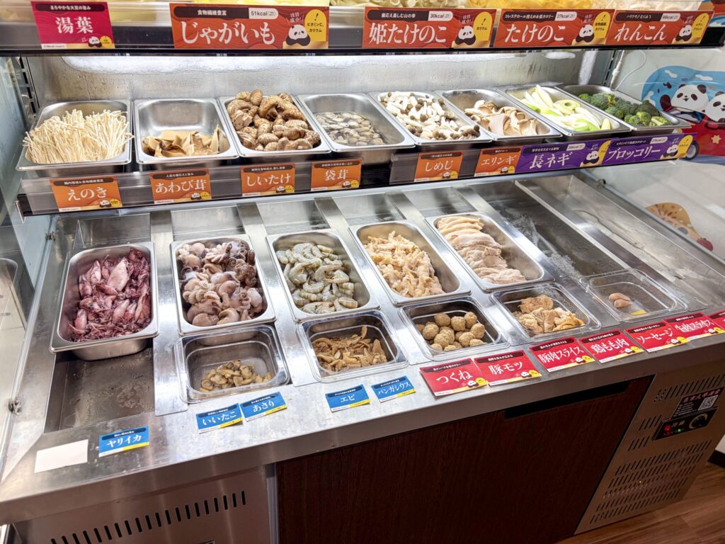 iSDG 麻辣燙 大塚店の食材の棚5