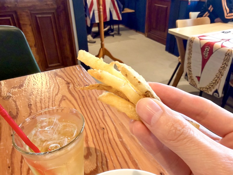 ドノバンコーヒーのフライドポテト