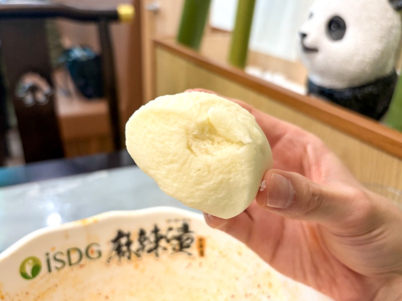 iSDG 麻辣燙 大塚店の饅頭リフトアップ