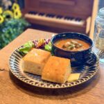 高井戸の花ト喫茶ネコノコバンのスープセット