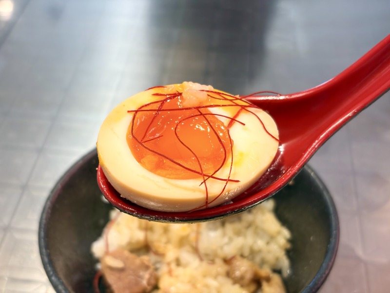 福恩麻辣湯（フーエンマーラータン）相模大野店のルーローハンの煮卵